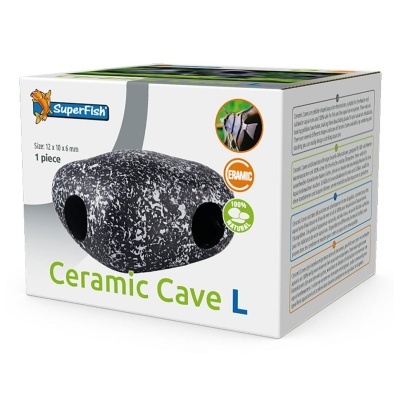 "SUPERFISH" - ESCONDERIJO CERÂMICO PARA PEIXES E CAMARÕES