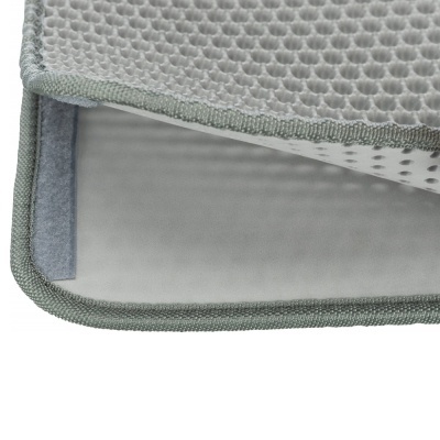 Tapete Crivo P/ WC de Gatos (Cinzento) - TX