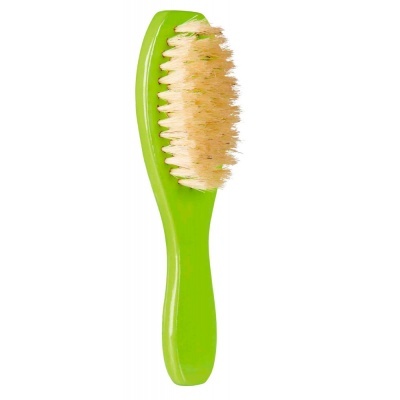 Escova de Madeira C/ Cerdas Naturais P/ Pequenos Animais - TX