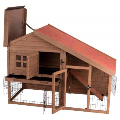 Jaula em Madeira "NATURA" C/ Recinto (Castanha) - TX