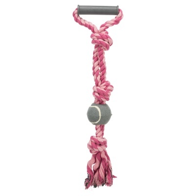 Corda Multicolorida com Pega e Bola de Ténis - Trixie