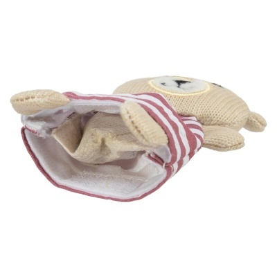 URSO EM POLIÉSTER COM CATNIP