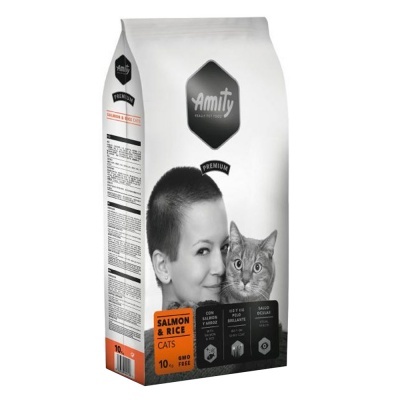 Amity Premium Gato Adulto - Salmão e Arroz