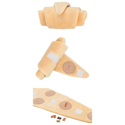 CROISSANT EM PELÚCIA PARA ESCONDER SNACKS