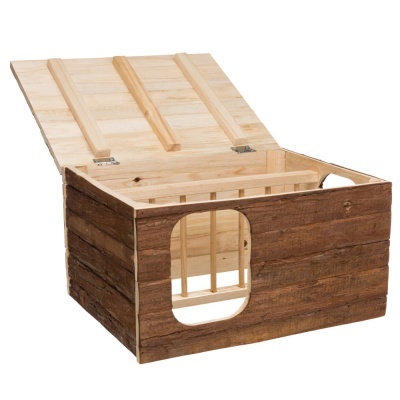 Casa "HILKE" em Madeira com Porta Feno p/ Coelhos e Porquinhos-da-Índia - Trixie