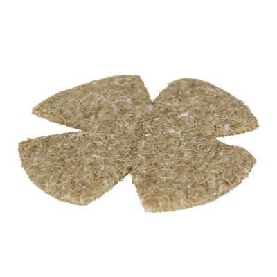 FORRO "ESTRELA" PARA NINHO COM SISAL, JUTA E ALGODÃO (10 UNIDADES)