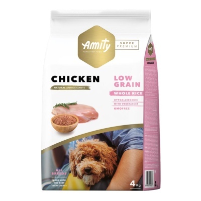 Amity Super Premium (Low Grain) Cão Adulto - Frango