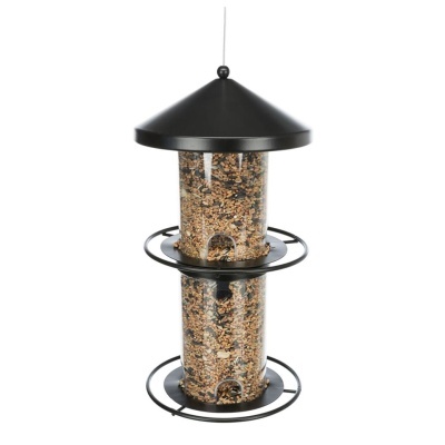 COMEDOURO EM METAL (COM 2 ANDARES) PARA SUSPENDER