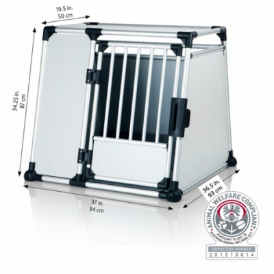 TRANSPORTADORA EM ALUMÍNIO (INCLINADA) PARA CÃES