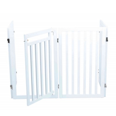 Barreira em MDF P/Cães(3 Paineis+Porta) (Branco) - TX