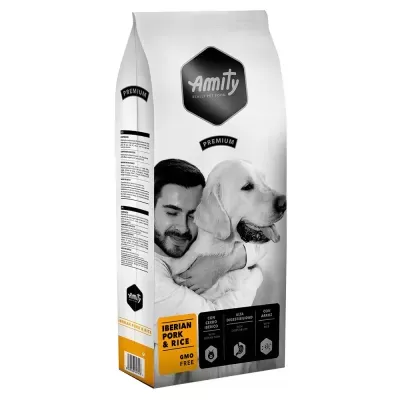 Amity Premium Cão Adulto - Porco Ibérico e Arroz