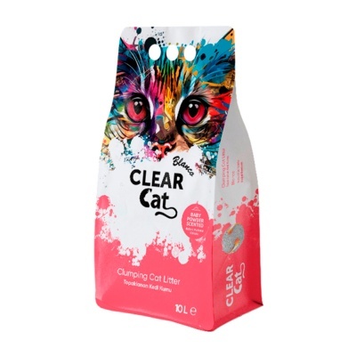 CLEAR CAT BLANCO - LITTER BABY POWDER (TALCO)