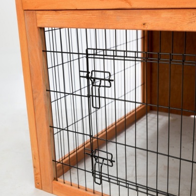 Jaula em Madeira C/ 2 Andares (Castanha) - TX