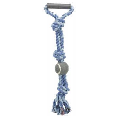 Corda Multicolorida com Pega e Bola de Ténis - Trixie