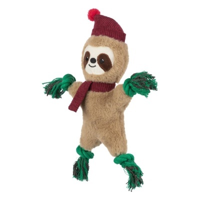 PREGUIÇA EM PELÚCIA/CORDA - NATAL