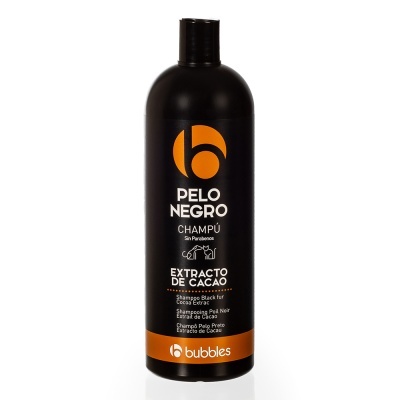 BUBBLES - Champô para Pêlo Negro (Extrato de Cacau)