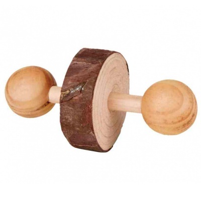 Halteres em Madeira Natural (2 Unidades) - TX