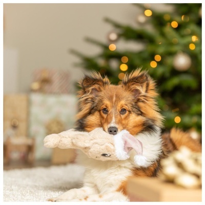 BONECO "COOKIE" EM PELÚCIA COM SOM - NATAL