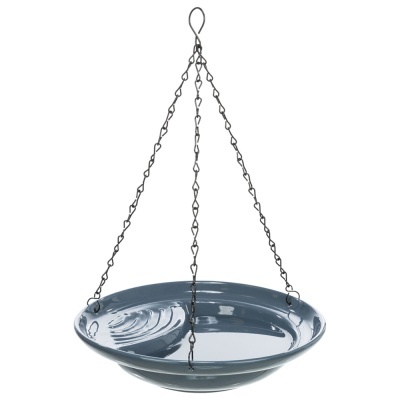 BANHEIRA CIRCULAR EM CERÂMICA DE PENDURAR PARA AVES