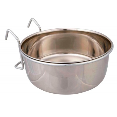 GAMELA INOX COM SUPORTE PARA AVES