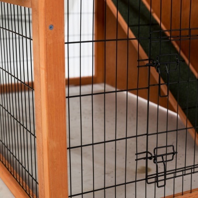 Jaula em Madeira C/ 2 Andares (Castanha) - TX