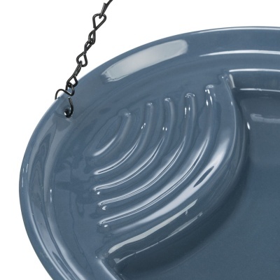 BANHEIRA CIRCULAR EM CERÂMICA DE PENDURAR PARA AVES