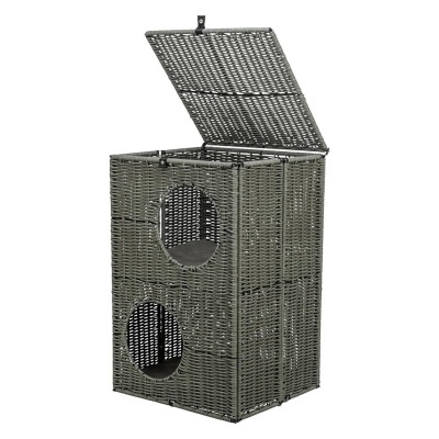 GRUTA "AMALIA" EM POLYRATTAN (COM 2 NÍVEIS)