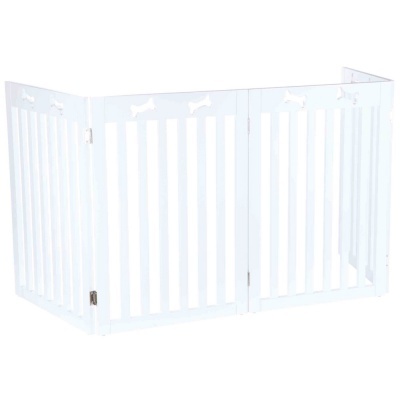 Barreira C/ 4 Elementos P/ Cães  ( Lacado Branco) - TX