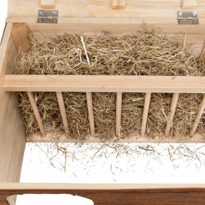 Casa "HILKE" em Madeira com Porta Feno p/ Coelhos e Porquinhos-da-Índia - Trixie