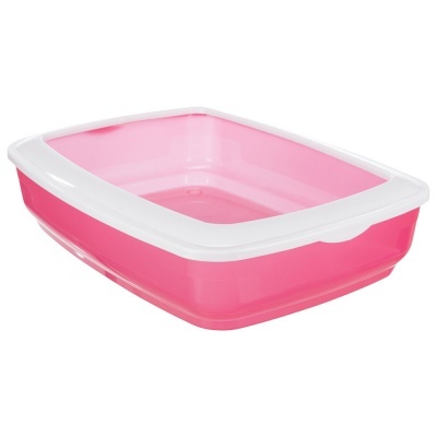 Toilete "BRISKO" C/ Rebordo P/ Gatos - TX