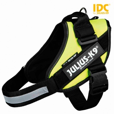 PEITORAL JULIUS-K9 IDC (Amarelo Neon)