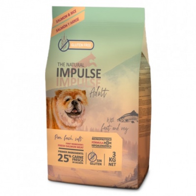 The Natural Impulse Cão Adulto (Salmão)