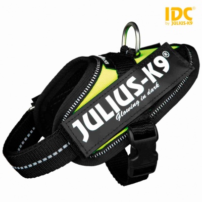 PEITORAL JULIUS-K9 IDC (Amarelo Neon)