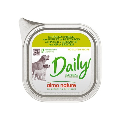 Almo Nature Cão "DAILY" - Frango e Ervilhas