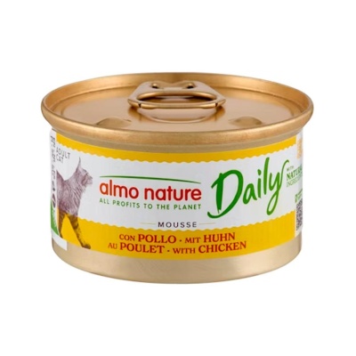 Almo Nature Gato "DAILY" - Mousse Frango (24 unidades)