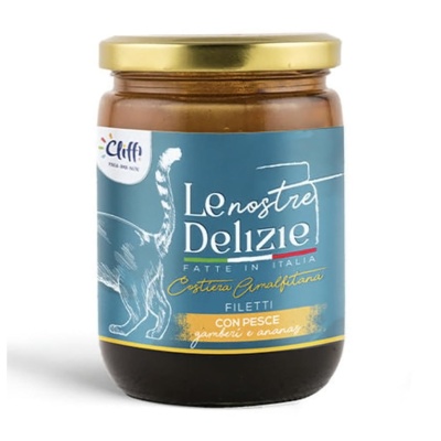 CLIFFI - COSTIERA AMALFITANA FILLETS (PEIXE) PARA GATOS