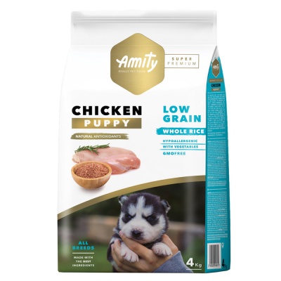 Amity Super Premium (Low Grain) Puppy - Frango