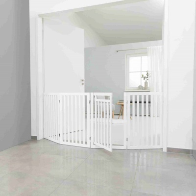 Barreira em MDF P/Cães(3 Paineis+Porta) (Branco) - TX