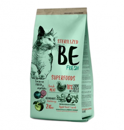 Be Fresh Gatos Esterilizados (Frango)