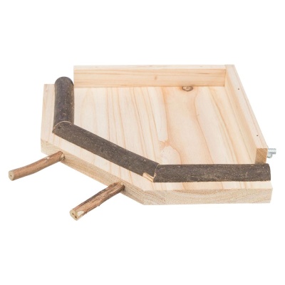 ÁREA DE REPOUSO PARA GAIOLA DE AVES