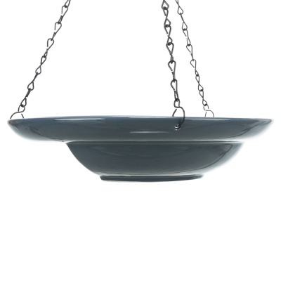 BANHEIRA CIRCULAR EM CERÂMICA DE PENDURAR PARA AVES