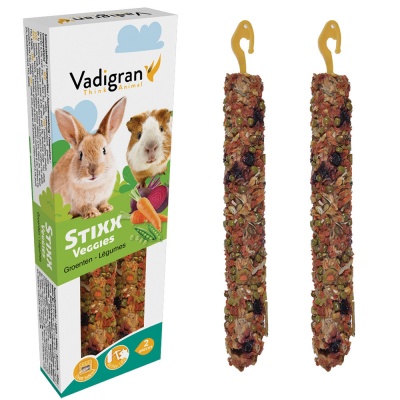 Stixx - Sticks com Vegetais para Coelhos e Porquinhos - Da - Índia -VA
