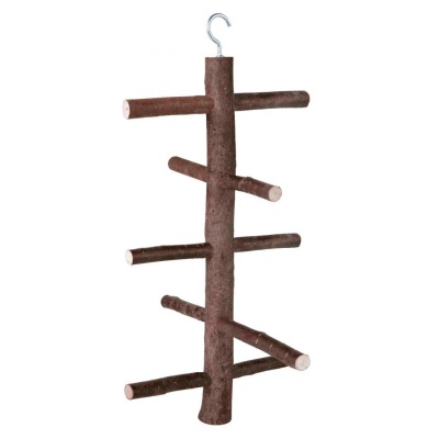 TREPADOR EM MADEIRA NATURAL PARA AVES