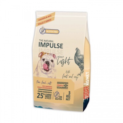The Natural Impulse Cão Adulto Light (Frango)