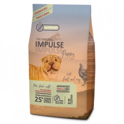 The Natural Impulse Cão Puppy (Frango)