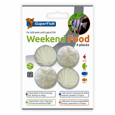 SUPERFISH - ALIMENTO DE FIM DE SEMANA PARA PEIXES