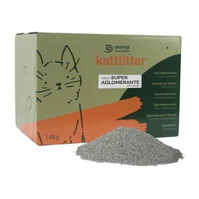 AREIA SUPER AGLOMERANTE - Kattlitter (14 KG)