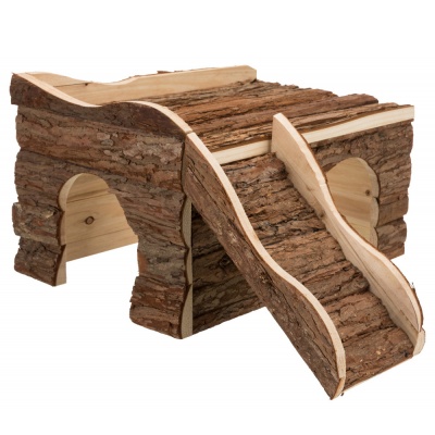 Castelo "INEKE" com Rampa em Madeira Natural - Trixie