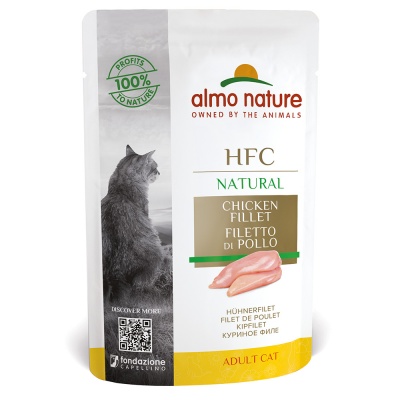 ALMO NATURE HFC CAT NATURAL - FILÉ DE FRANGO (24 UNIDADES)