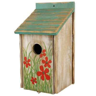 NINHO EM MADEIRA PARA AVES DE MÉDIO PORTE